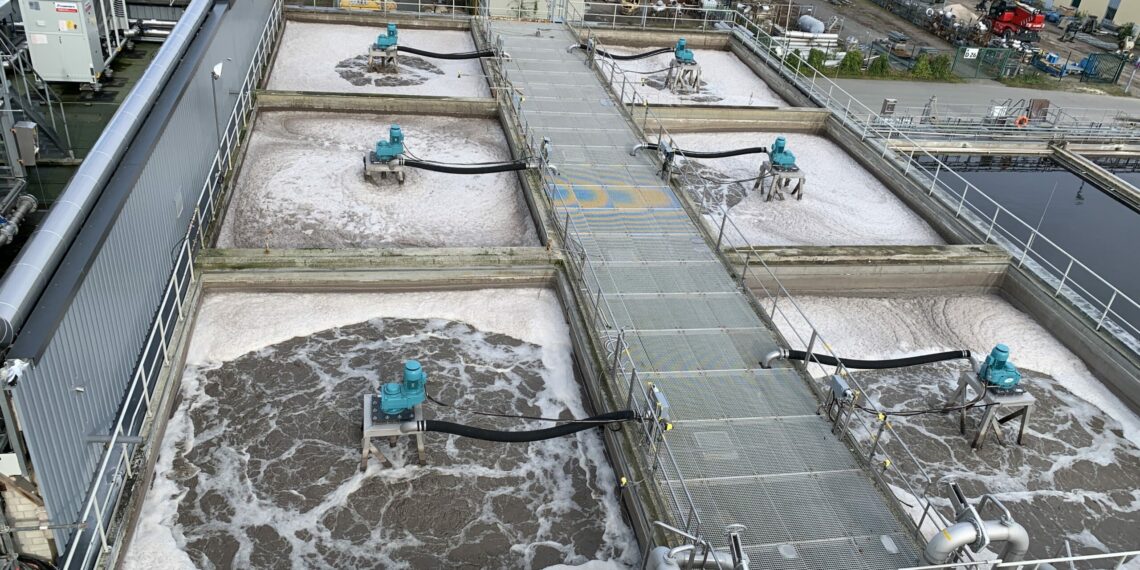 Rühr- und Begasungssystem für die aerobe Reinigung