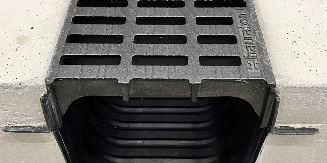 Entwässerungsrinne für Schwerlastbereiche