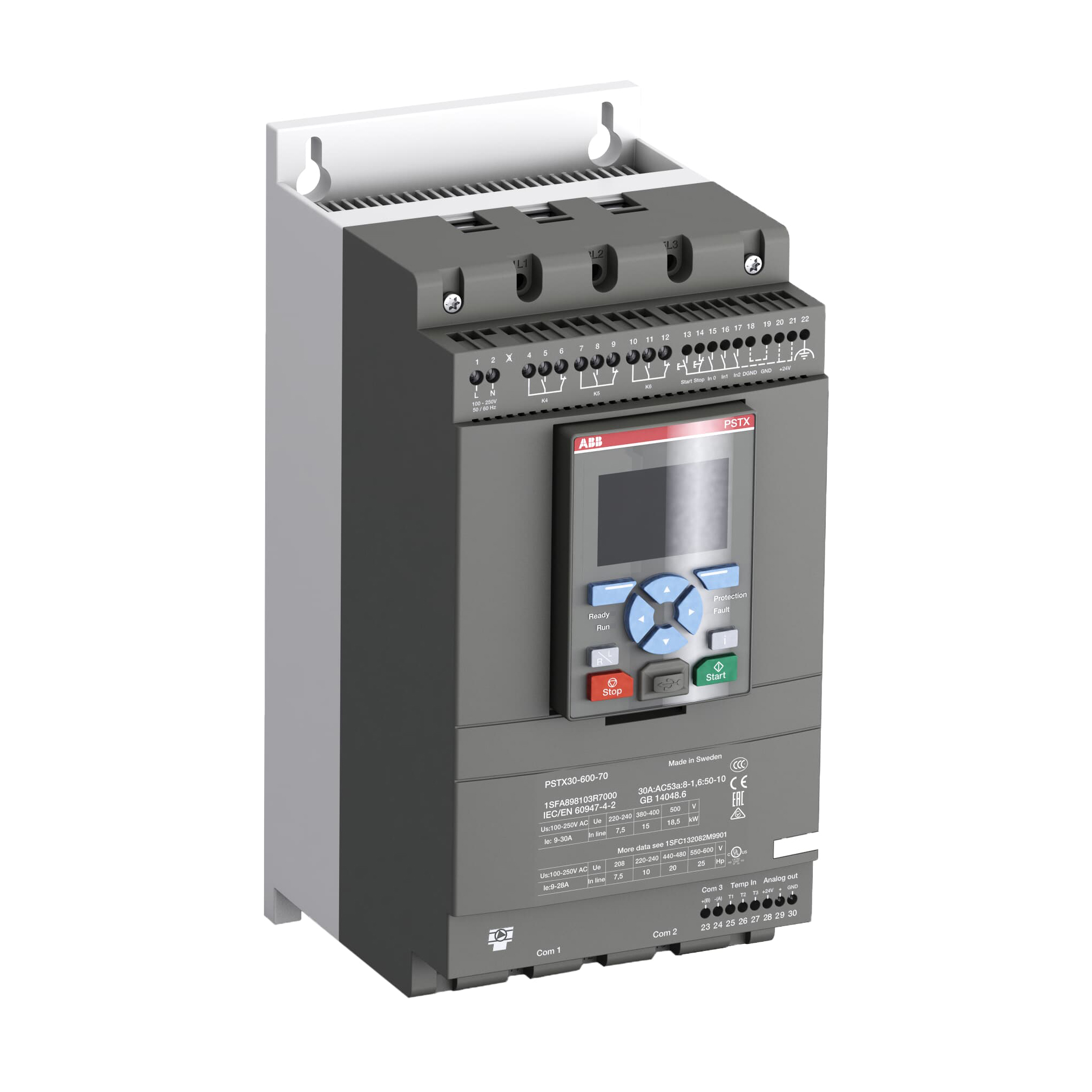 Drehmomentregelung und Pumpenreinigung inklusive: Softstarter von ABB verhindern zuverlässig den Wasserschlag, Ablagerungen am Pumpenrand sowie das Trockenlaufen der Pumpen.