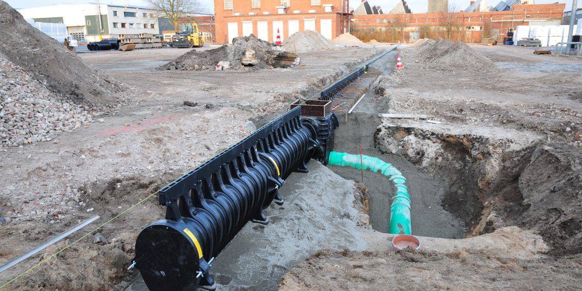 Aco Drain Schwerlast- und Retentionsrinne Qmax. Bild: Aco Tiefbau Vertrieb
