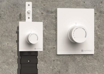 Die neue Afriso Einzelraumregelung RTL-Box 324 Vario vereint Heizkreis, Raumfühler und Regelung in einem und braucht keinerlei Energie für Stellantriebe oder ähnliches.