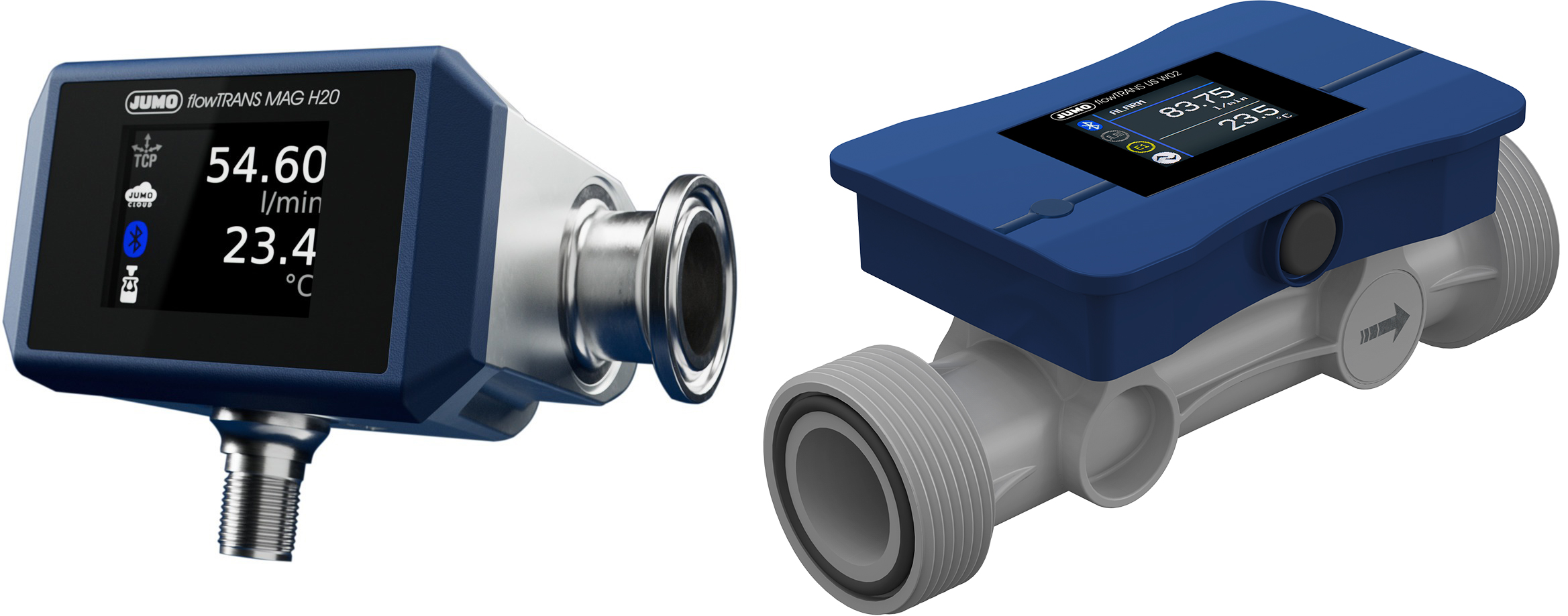 JUMO flowTRANS MAG und JUMO flowTRANS US W02