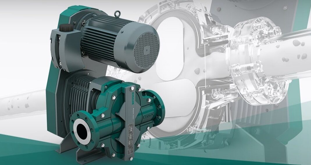 Drehkolbenpumpe für Tankreinigung