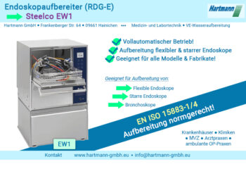 Vollentsalztes Wasser für Medizinprodukte