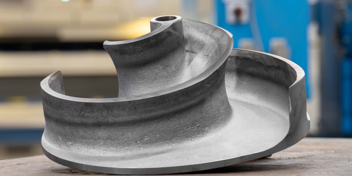 Radiales Mehrschaufelrad in offener Bauweise