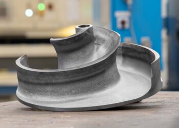 Radiales Mehrschaufelrad in offener Bauweise