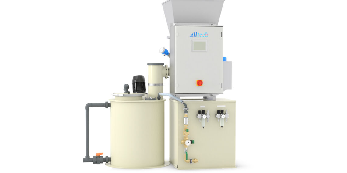 Löse- und Dosieranlage für Pulver und Granulat