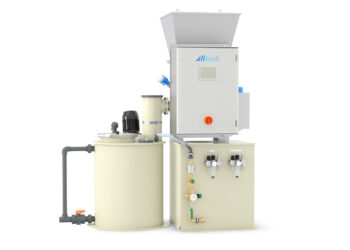 Löse- und Dosieranlage für Pulver und Granulat