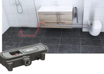 Bodenablaufpumpe für häusliche Abwassertechnik