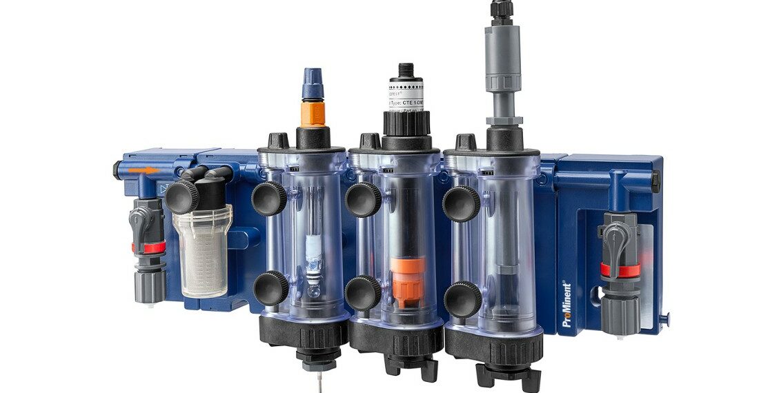 Sensoren-Bypassarmatur für die Wasseraufbereitung