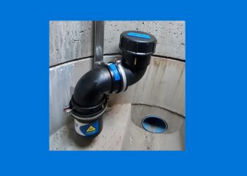 Köderstationen im Abwasserkanal