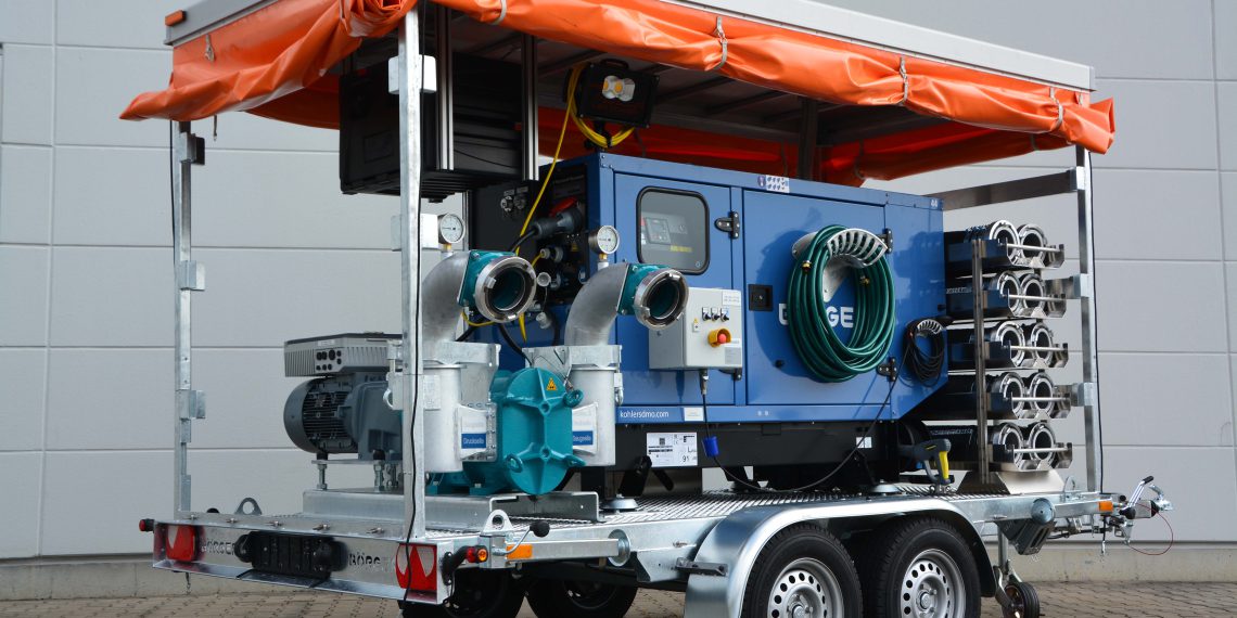 Boerger Mobilaggregat mit Stromerzeuger