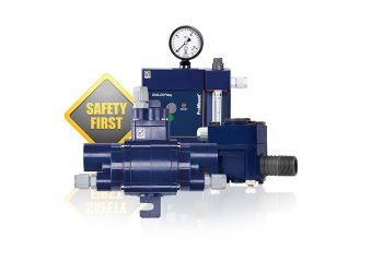 Vakuum-Dosiersystem für Chlorgas DULCO Vaq zur sicheren und effizienten Chlorgasdesinfektion.