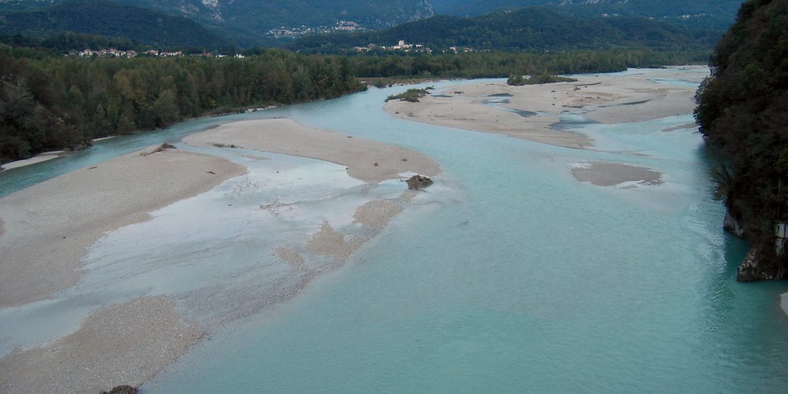Der Tagliamento in Friaul, Oberitalien, ist einer der letzten Wildflüsse Europas. Bild: Christiane Zarfl