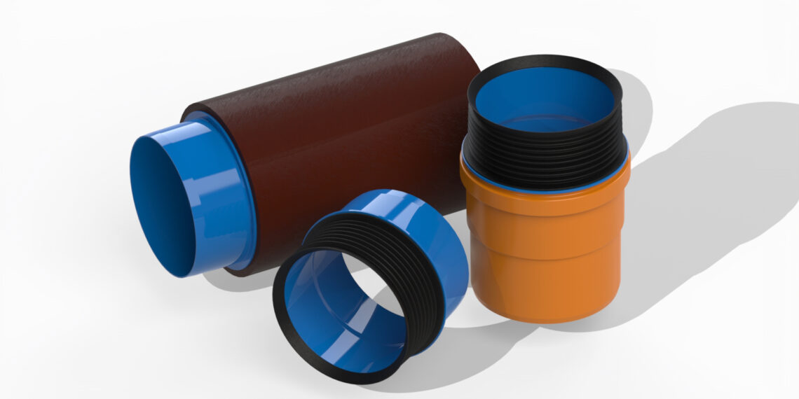 Innen-Außenadapter in DN 100