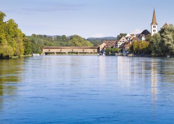Fluss Rhein Wasser Abwasser Technik