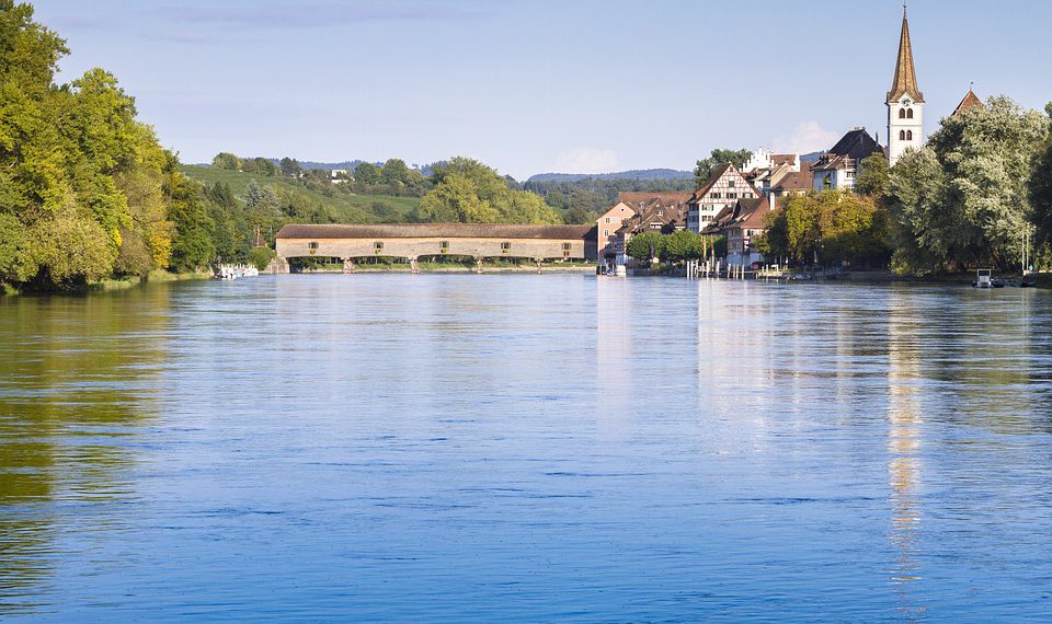 Fluss Rhein Wasser Abwasser Technik