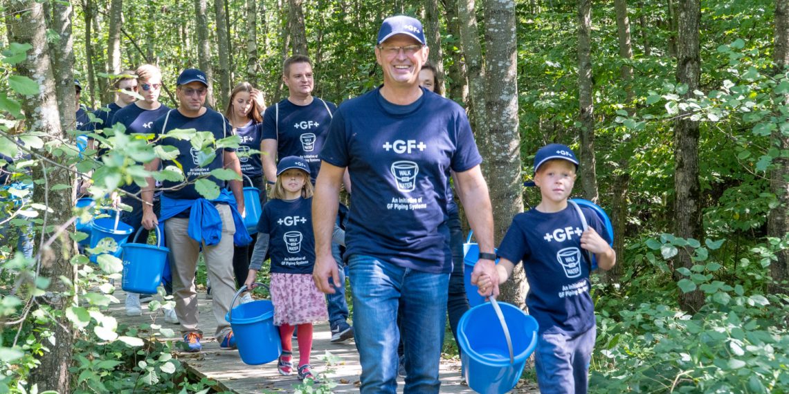 Ein Zeichen für sauberes Trinkwasser: GF Piping Systems Deutschland veranstaltet „Walk for Water“