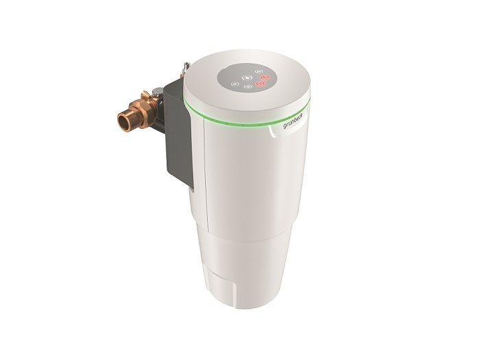 Die Dosieranlagen Exaliq regeln die Dosierung von Zusatz-Mineralstoffen zur Wasseraufbereitung und können über die Grünbeck-Schnittstelle Iq-Comfort mit den Softliq-Enthärtungsanlagen kommunizieren. Bild: Grünbeck