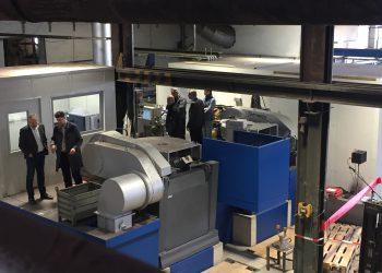 Blick auf die neue Schmelzofenanlage der Herborner Pumpentechnik. Fotos: Herborner Pumpentechnik, Abdruck in Verbindung mit dieser Presseinformation frei. Bild: Herborner Pumpentechnik