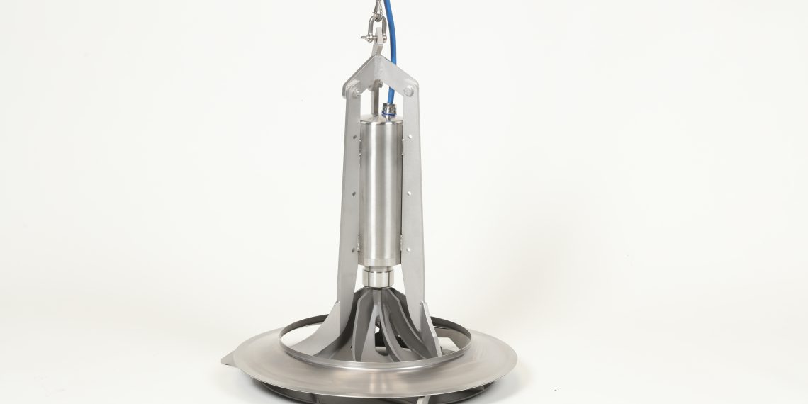 Das Design des Hypermix-Rührwerks für Trinkwasserspeicher basiert auf dem hyperboloidförmigen Hyperclassic-Rührwerk. Bild: Invent