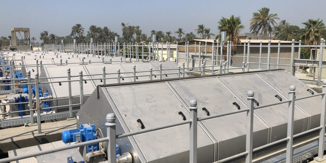 Kläranlagen mit Scheibenfilter