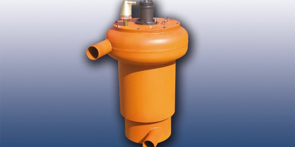 Der SimConDrill-Zyklonfilter soll winzige Kunststoff-Partikel effizient aus großen Wassermengen herausfiltern. (Bild: Klass-Filter)