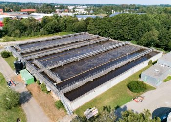 Die Druckluft wird in die Belebungsbecken eingebracht, die über sieben Meter tief sind. (Bild: Kaeser Kompressoren)