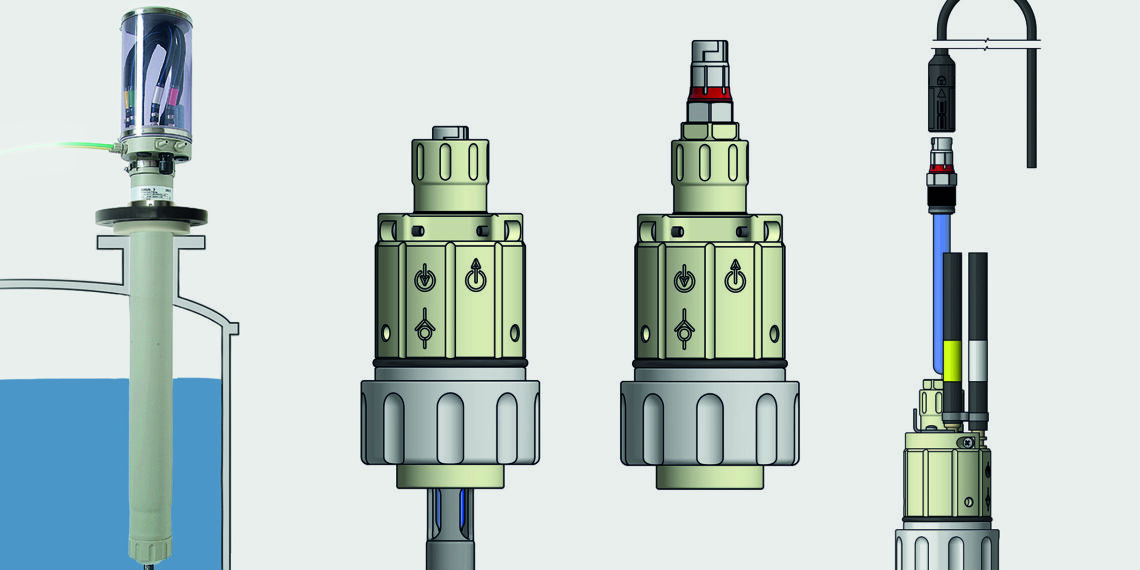 Sensoradapter mit Schleusenfunktion