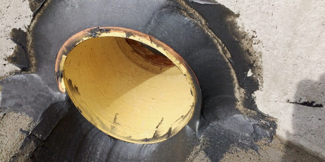 Konudur Flexfit nach der Applikation. Bild: MC-Bauchemie Müller Bottrop