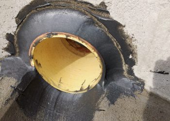 Konudur Flexfit nach der Applikation. Bild: MC-Bauchemie Müller Bottrop