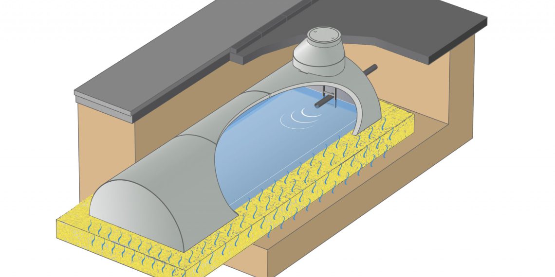 Neuer Mall-Sickertunnel CaviLine: Regenwasser im Tunnel versickern