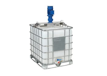 Elekt5risches Containerrührwerk CR-E 300/1,5 Bild: Geppert Rührtechnik