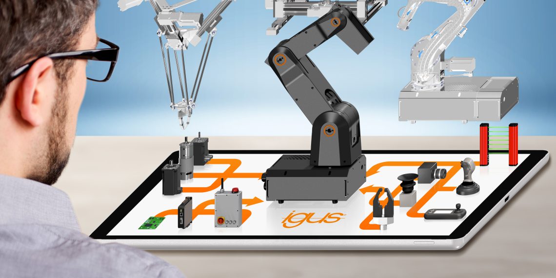 Das Marktplatzmodell soll online helfen, unterschiedlichsten Kunden eine individuell passende Automatisierungslösung zu ermöglichen. Bild: Igus
