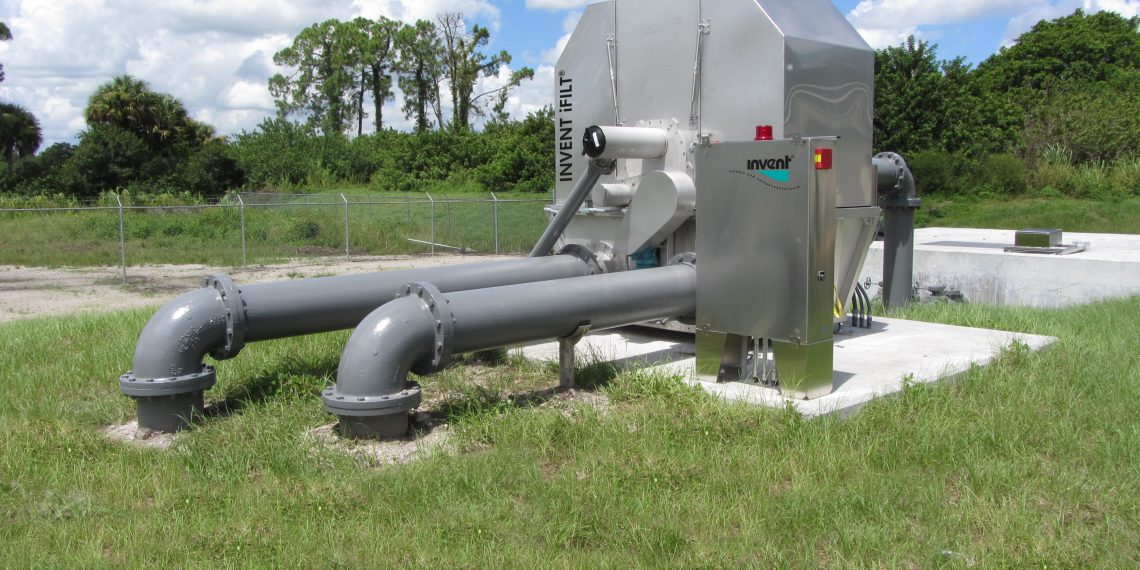 Der iFilt Scheibenfilter auf einer Anlage in den USA.