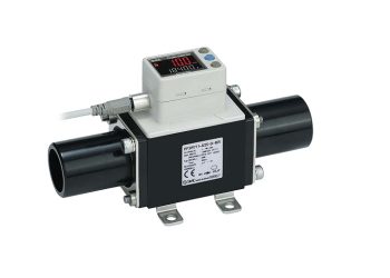 Die digitalen Durchflussmesser der Serie PF3W711 können Wasser, Deionat oder wässrige Ethylenglykol-Lösungen mit einem Durchfluss von bis zu 100 L/min messen. Bild: SMC Deutschland