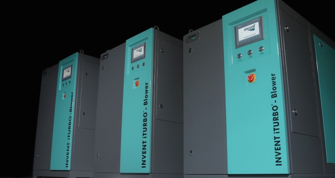 Energieeffiziente Turbogebläse