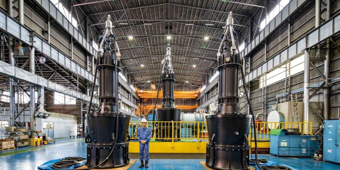 Tauchmotorpumpen in Wassersportanlage