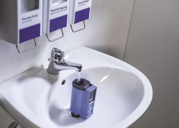 Das Cabs-Sensormodul Flow Temp ST misst den Durchfluss und die zugehörige Temperatur an der Wasserzapfstelle. (Bild: Afriso)