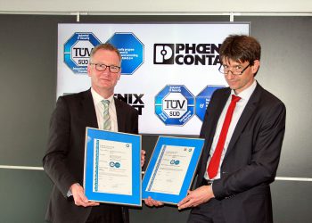 Phoenix Contact erhält Zertifikat nach IEC 62443-4-1 und 2-4 vom TÜV Süd