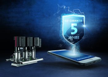 Neu für Druckerhöhungsanlagen - 5 Jahre Sicherheit ab Inbetriebnahme mit der Grundfos Go Garantie