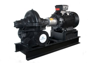 Einstufige Kreiselpumpen mit horizontal geteiltem Gehäuse Grundfos HS und LS - Fördergiganten bis zu 12.000 m³/h