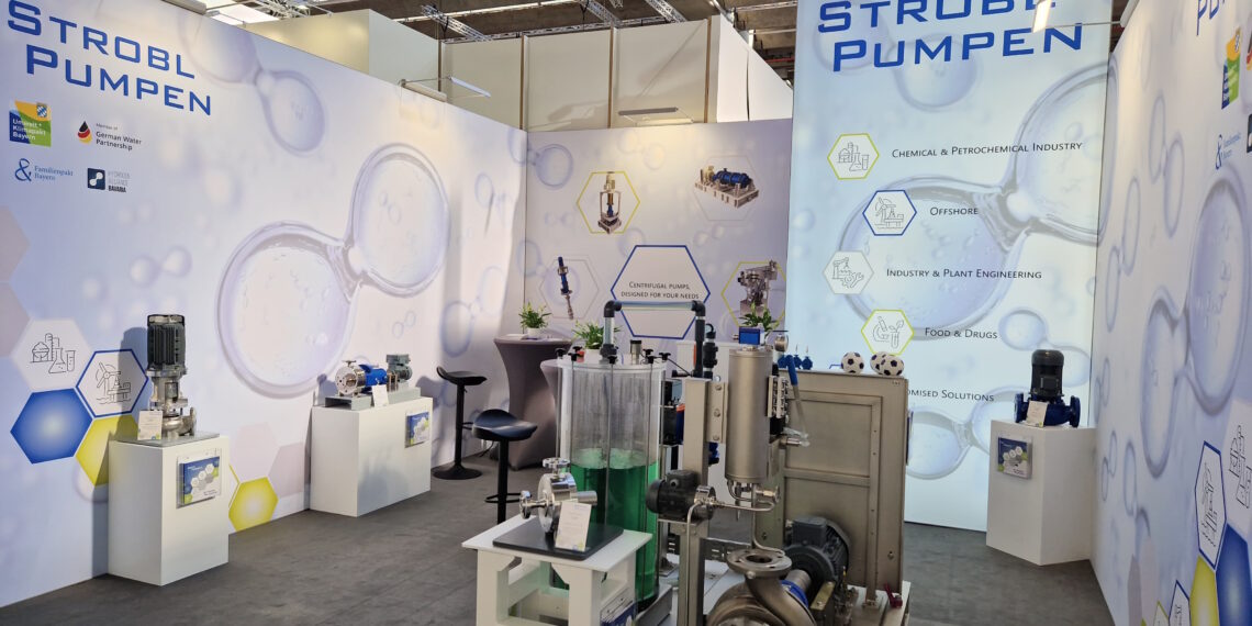 Messestand ACHEMA Frankfurt 2024; Quelle: Christoph Strobl